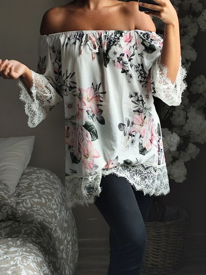 Blouse fleurie - photo numéro 2