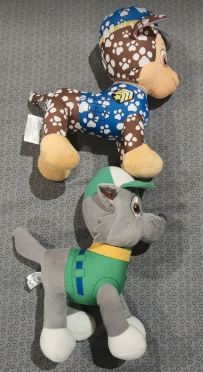 Lot de 2 peluches Pat patrouille - photo numéro 3