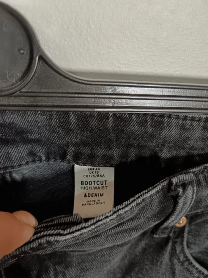 C15 jeans noir H&M 46 - photo numéro 3