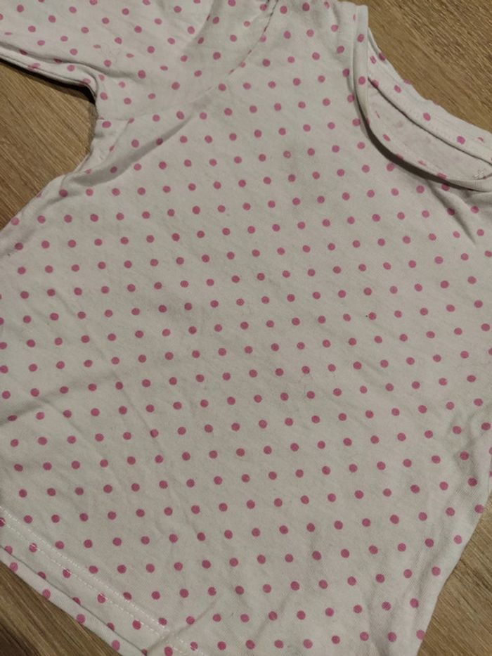 Tshirt à pois roses - photo numéro 2