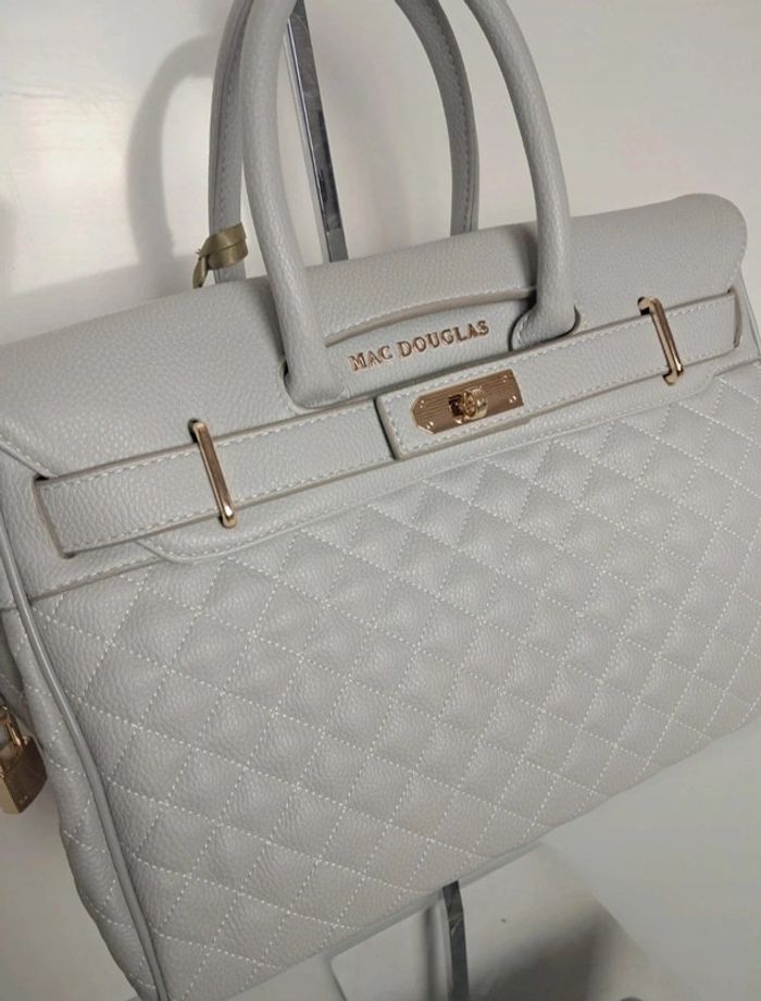 Mac Douglas sac à main cabas bandoulière été gris neuf - photo numéro 2