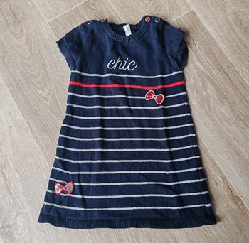 Robe manches courtes