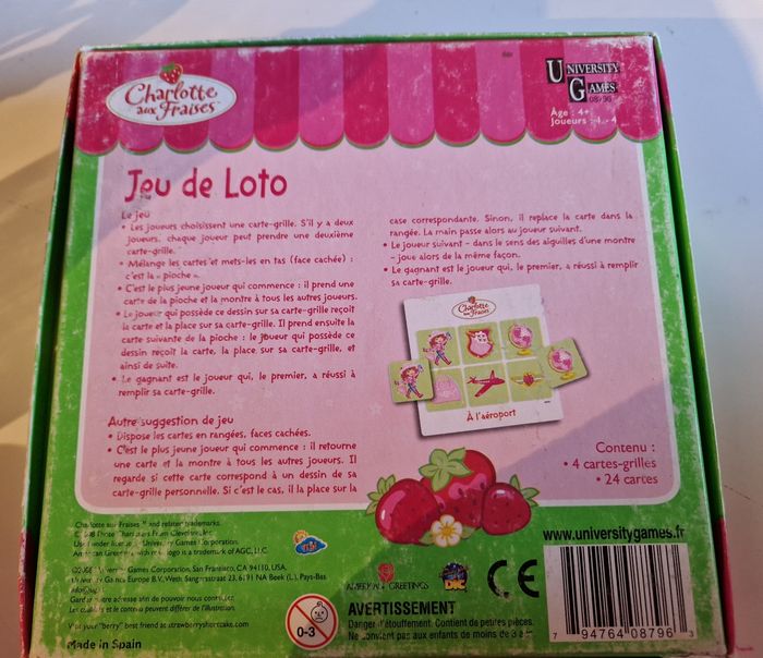 Loto charlottes aux fraises