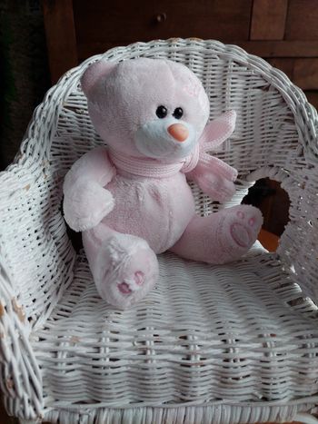 Ours en peluche rose Maxita