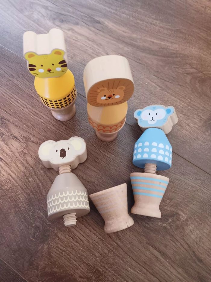 Jouet a visser en bois - cultura - Animaux - photo numéro 4