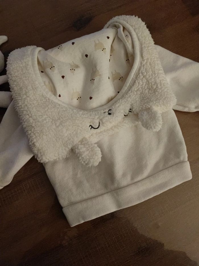 Gilet zippé crème - photo numéro 5