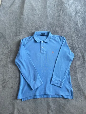 Polo Ralph Lauren manches longues bleu ciel – Taille M