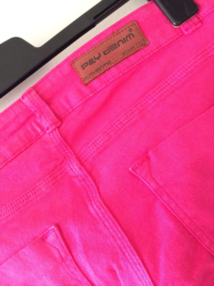 Jeans rose neuf taille 36, P&Y Denim - photo numéro 4
