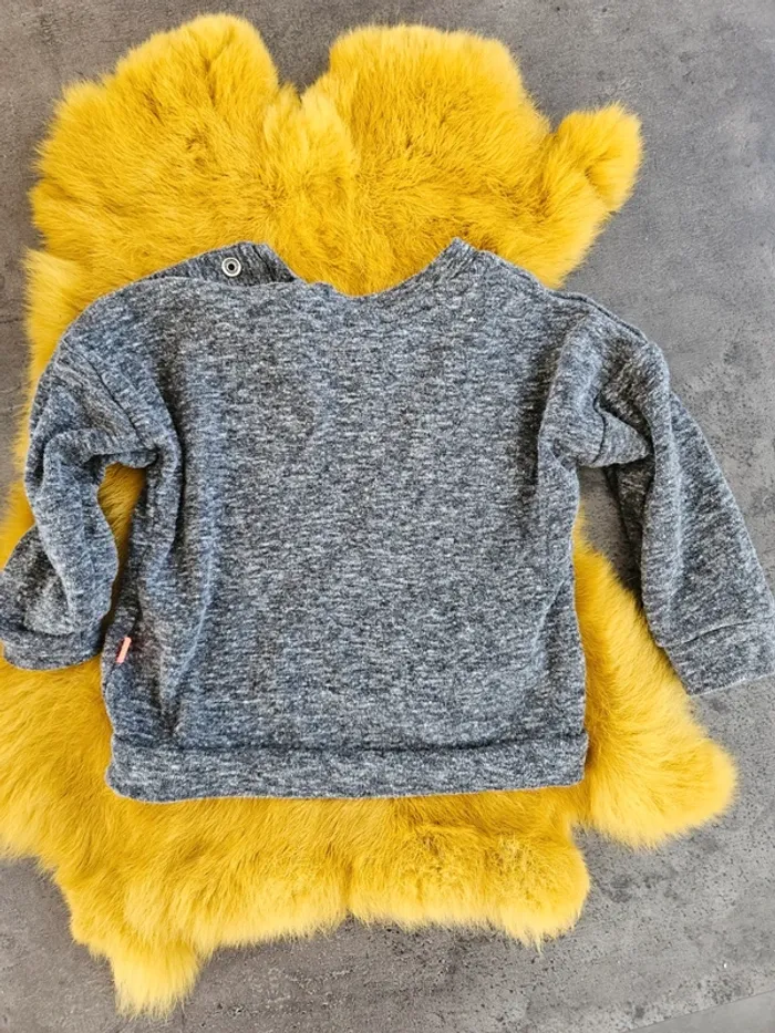 Pull gris chiné - photo numéro 2