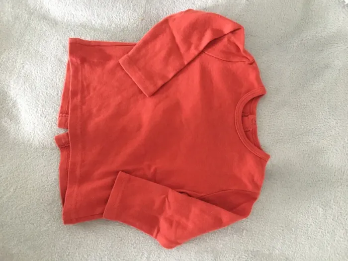 Ensemble salopette + t-shirt manches longues petit béguin 9 mois - photo numéro 8