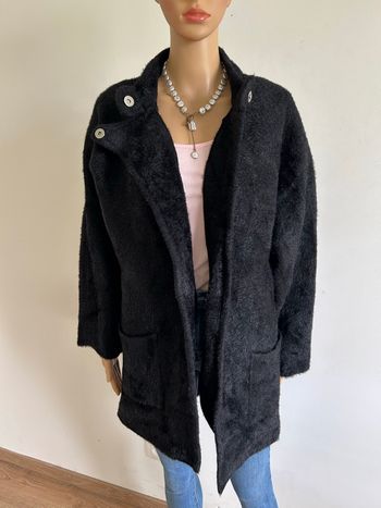 Manteau noir tout doux Morgan taille XS comme neuf 