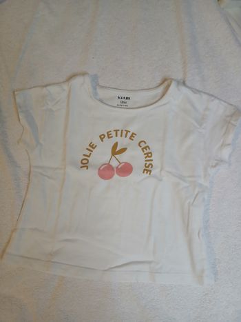 Tee shirt fille 18 mois kiabi