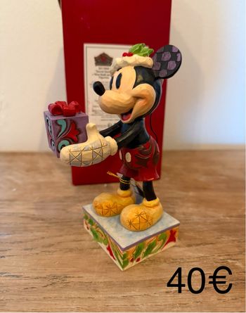 Mickey Jim shore Noël 