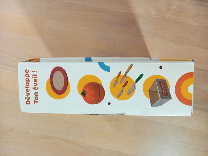 Jeu d'éveil fruits à découper en bois - photo numéro 7