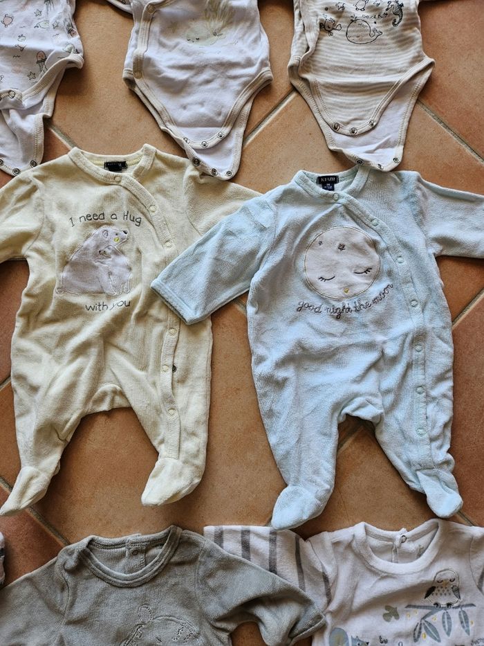 Lot 1 mois garcon pyjamas bodies pantalon tee shirt - photo numéro 5