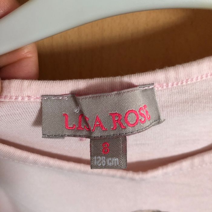 Teeshirt rose clair 8 ans Lisa Rose - photo numéro 4