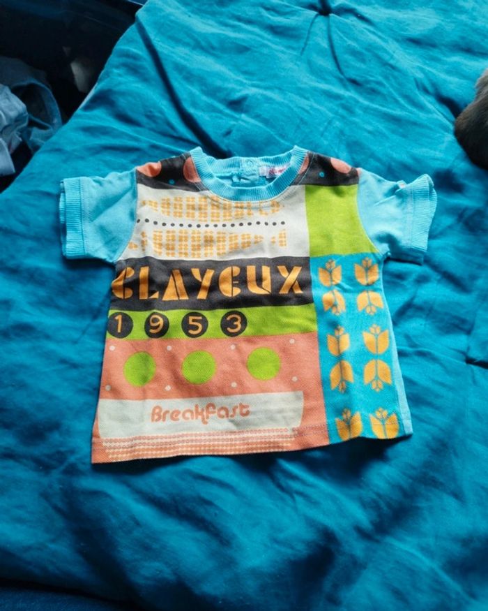 Tee shirt polo imprimé