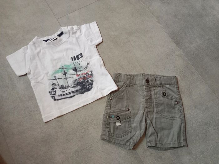 Ensemble short + t-shirt