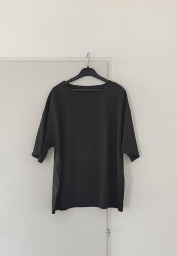 T-shirt Basique Noir 5XL (Grande Taille) - 100% Polyester - TBE