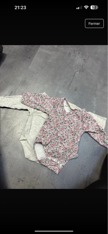 Lot bodies 3 mois vertbaudet 