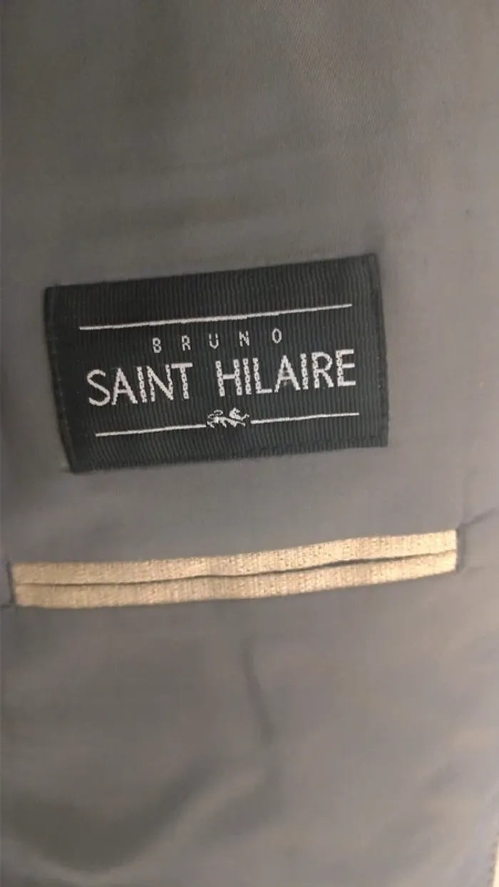 Veste costume / blazer soie et laine - photo numéro 2