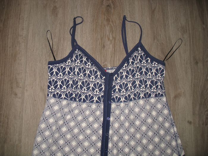 DÉBARDEUR BLEU MARINE ET BLANC "EDC BY ESPRIT" - TAILLE L - n°01 - photo numéro 2