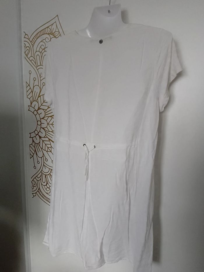 Jolie Tunique bohème blanche taille 40 - photo numéro 3