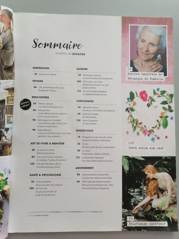 Lot 2 Revues Bien être mentale - Happinez & Inexploré - photo numéro 5