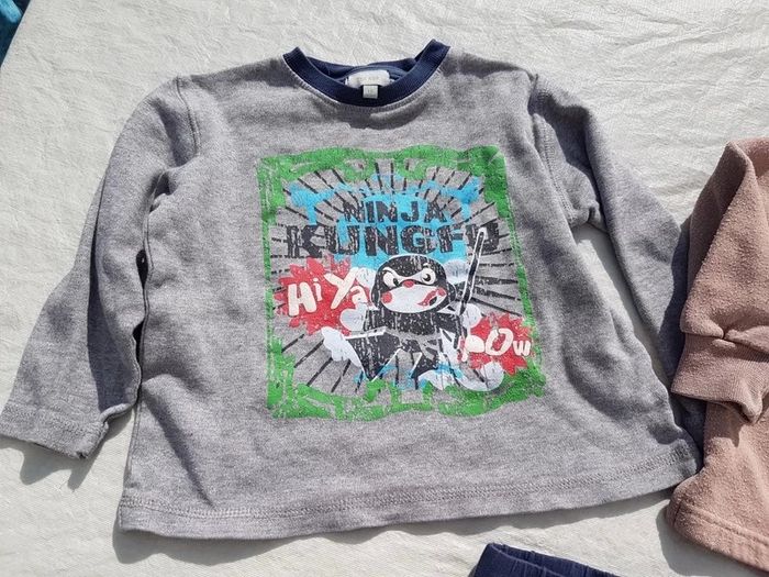 Double tenue garçon 3 pièces 18 mois - photo numéro 2