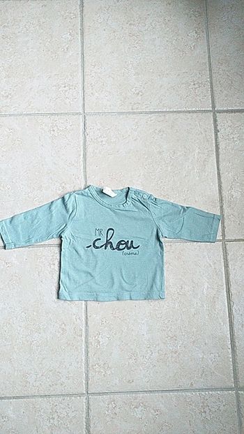 Tshirt manches longues 3 mois