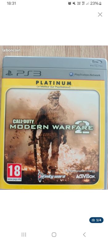 Call of duty modern warfare 2  PlayStation 3