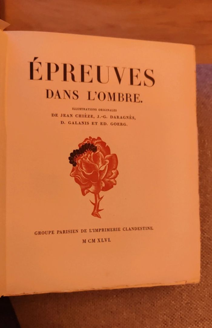 Épreuves dans l'ombre