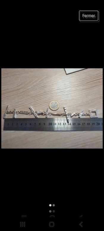 Sublime bracelet graphique vintage authentique excellent état