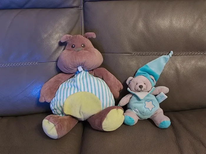 Doudous et range pyjama babynat'
