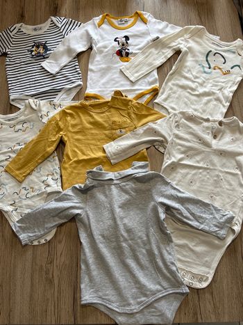 Lot 7 bodies manches longues 