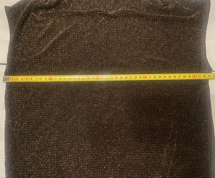 Robe pailletée »Promod »noire et dorée - photo numéro 5