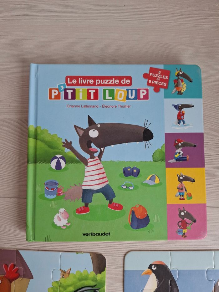 Livre puzzle p'tit loup complet - photo numéro 4