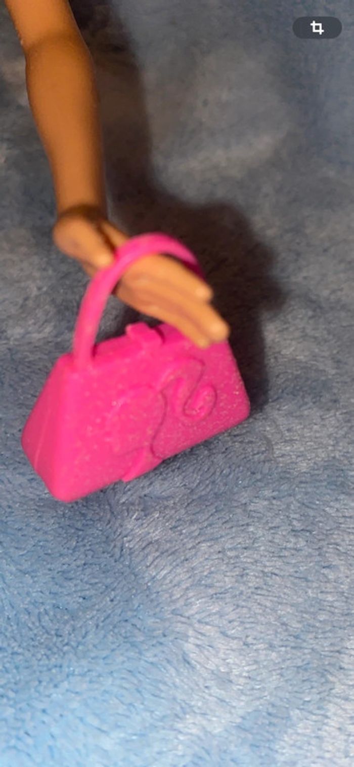 Sac à main rose pailleté pour Barbie - photo numéro 3