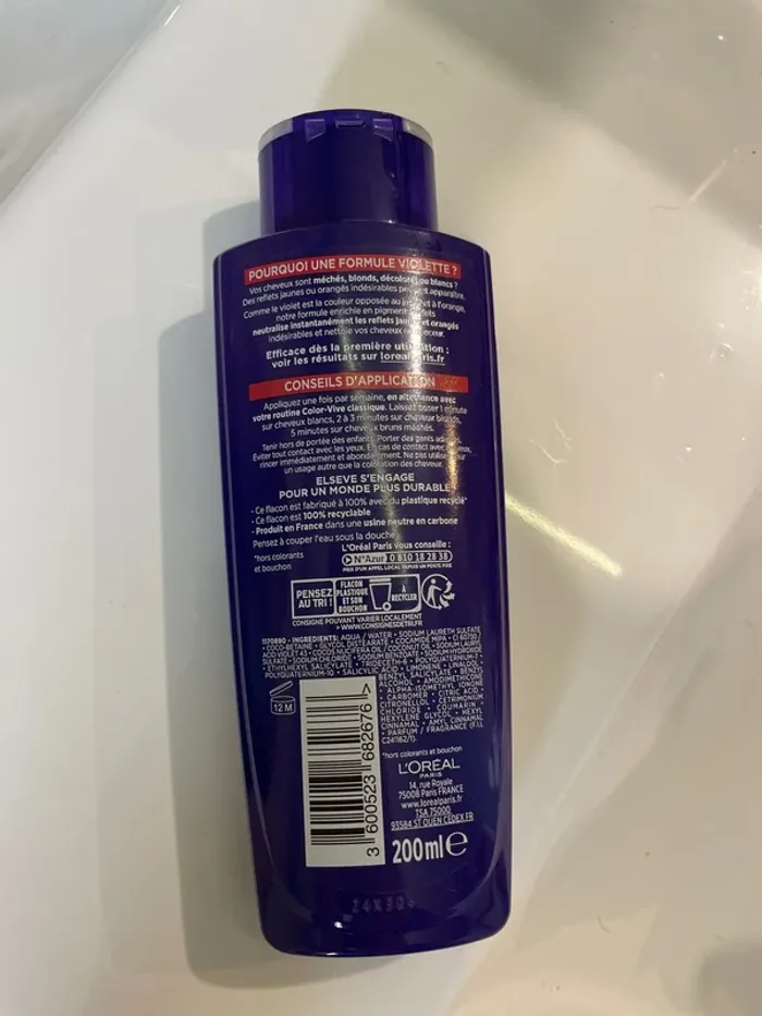 Shampooing violet - photo numéro 3