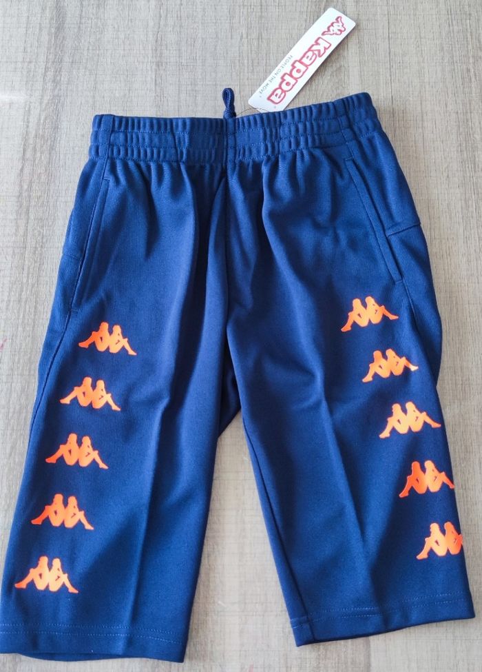 Short long pour garçon marque Kappa taille 10 ans couleur bleu marine pour garçon