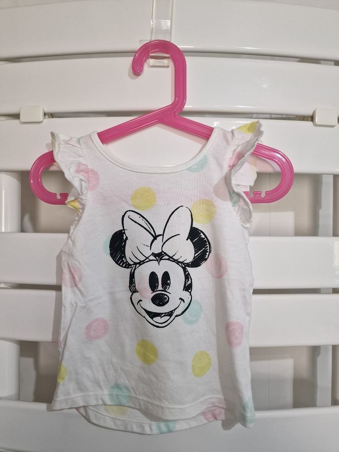 débardeur blanc minnie Disney