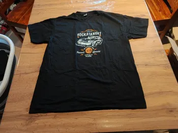 T-shirt Gildan noir imprimé Taille L. L'allié confort de votre quotidien !