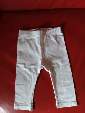 Leggings blanc Tap à l'oeil 9 mois