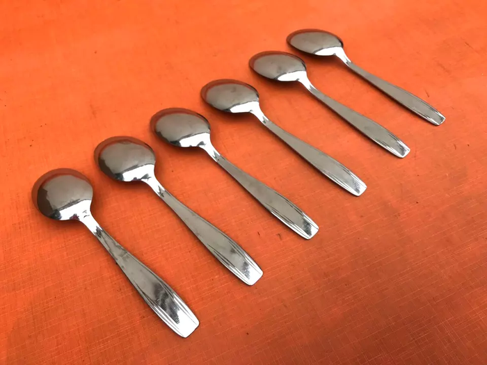 6 cuillères à soupe Acier inoxydable Longueur : 195mm - photo numéro 3