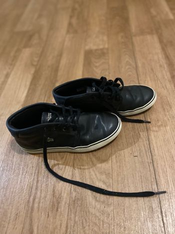 Basket montante en cuir