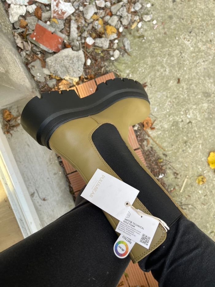 Superbes bottines pull &bear neuves avec étiquette pointure 38 - photo numéro 3