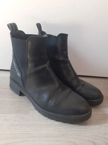 Bottines boots cuir noires 41
