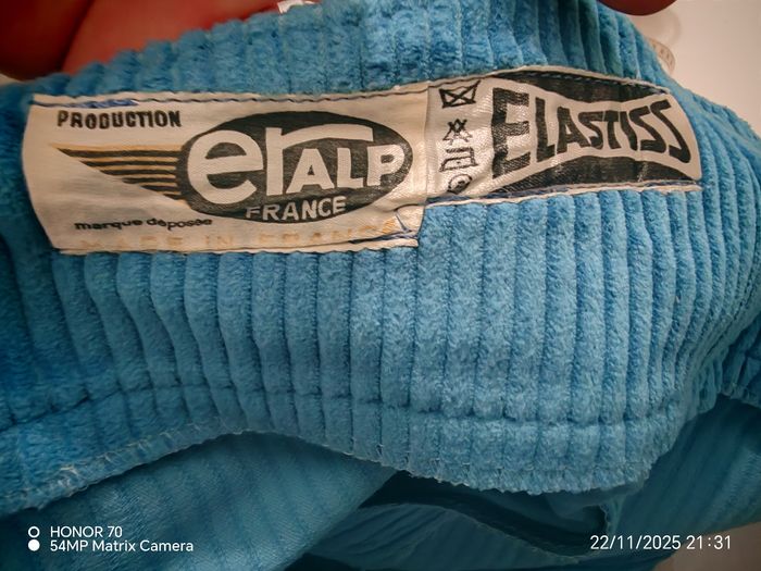 Salopetteen velours vintage - photo numéro 6