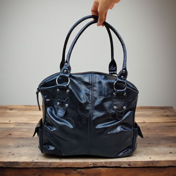 Sac à main femme cuir vintage 2009 porté épaule - neuf - photo numéro 2