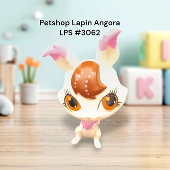 Little Petshop Lapin Angora LPS #3062 Hasbro